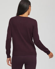 Chico's - Embellished Crewneck Cardigan
