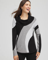 Chico's - Zenergy® Luxe Intarsia Cowlneck Top