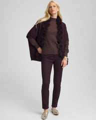 Chico's - Metallic Ribbed Pullover