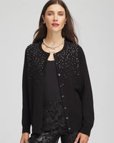 Chico's - Ombré Rhinestone Cardigan
