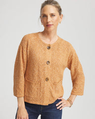 Chico's - Tweed Cropped Sweater