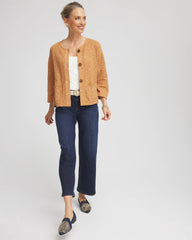 Chico's - Tweed Cropped Sweater