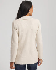 Chico's - Metallic Rhinestone Sweater Blazer