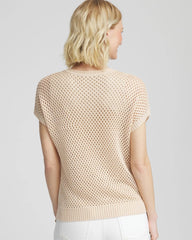 Chico's - Embroidered Pointelle Pull-Over