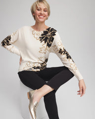 Chico's - Ella Dolman Artisanal Pullover Sweater