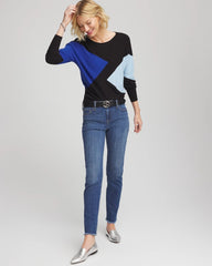 Chico's - Ella Dolman Intarsia Pullover Sweater