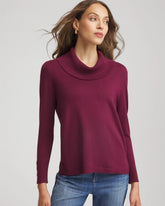 Chico's - Cowlneck Long-Sleeved Sweater
