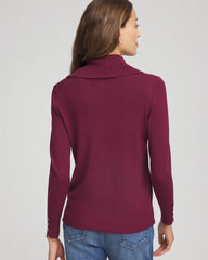 Chico's - Cowlneck Long-Sleeved Sweater
