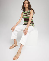 Chico's - Contemporary Striped Sweater Tank
