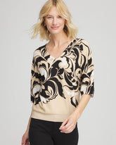 Chico's - Printed Dolman Sweater
