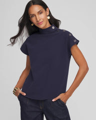 Chico's - Ottoman Cap Sleeve Tee