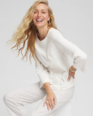Chico's - Soutache Stitch Top