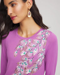 Chico's - Foiled Touch of Cool™ Layering Tee