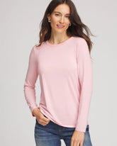Chico's - Mesh-Trim Touch of Cool™ Layering Tee