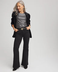 Chico's - Touch of Cool™ Foil Long Sleeve Layering Tee