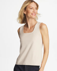 Chico's - Jersey Knit Square-Neck Tank