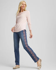 Chico's - Cowlneck Long-Sleeved Tee