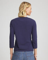 Chico's - 3/4 Sleeve Perfect Tee