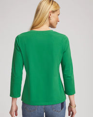Chico's - 3/4 Sleeve Perfect Tee