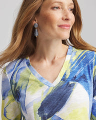 Chico's - Slub 3/4 Sleeve Tee