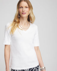 Chico's - Everyday V-Neck Pima Tee