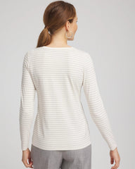Chico's - Metallic Layering Tee