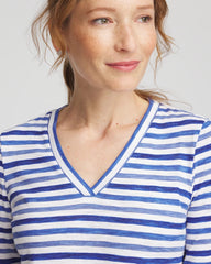 Chico's - Slub 3/4 Sleeve Tee