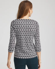 Chico's - Pima 3/4 Sleeve Tee