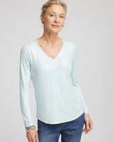 Chico's - Foiled Touch of Cool™ Layering Tee