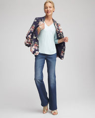 Chico's - Foiled Touch of Cool™ Layering Tee