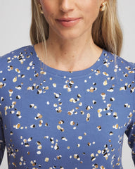 Chico's - Printed Elbow Sleeve Tee