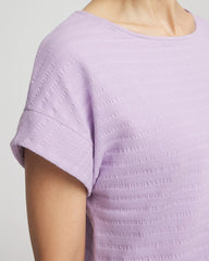 Chico's - Cap Sleeve Textured Tee
