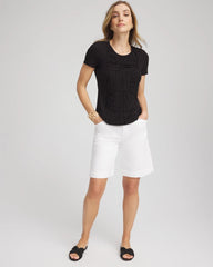 Chico's - Jersey Knit Ruched Front Tee