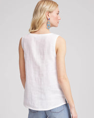 Chico's - Sleeveless Linen Tank Top