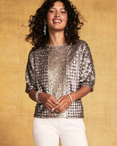 Chico's - Art Deco Dolman Sequins Tee