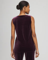 Chico's - Travelers™ Velvet Side-Slit Tank