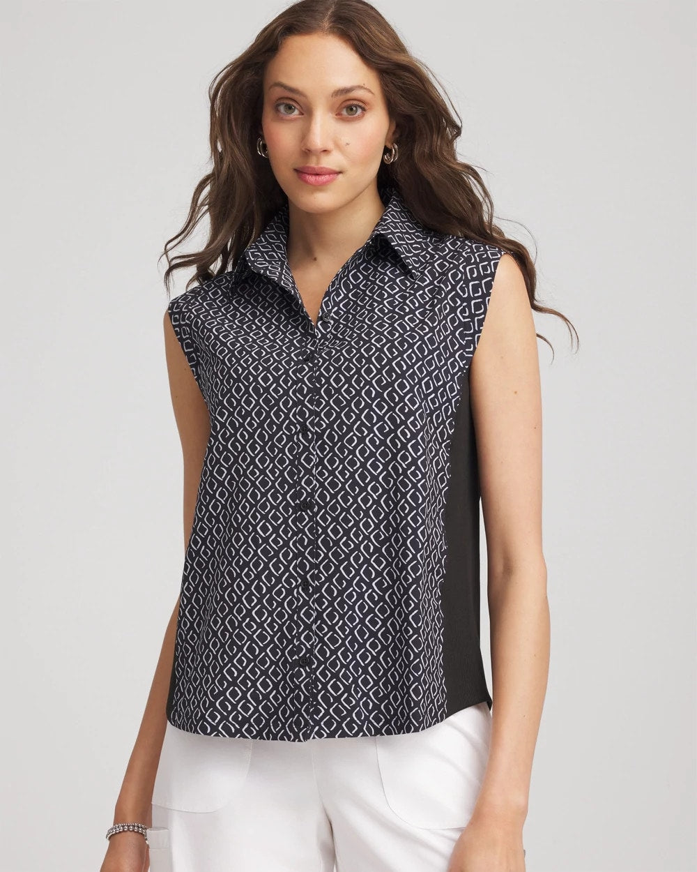 Chico's - Zenergy® UPF Geo-Print Shirt