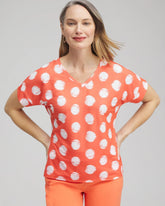 Chico's - Zenergy® Dots Drop Shoulder Tee