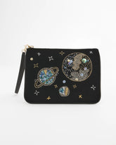 Chico's - Planets & Stars Velvet Pouch Wristlet