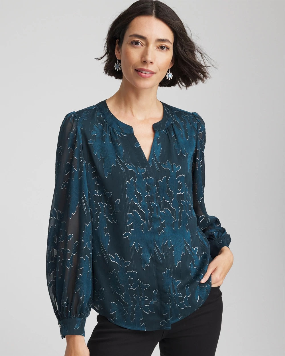 Chico's - Novelty Texture Blouse