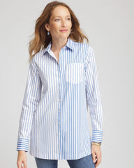 Chico's - No Iron™ Stripe Mix Tunic