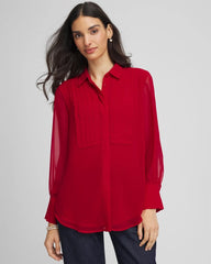 Chico's - Pintuck Georgette Tunic
