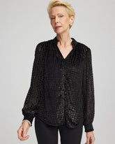 Chico's - Burnout Velvet Blouse