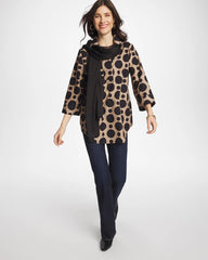 Chico's - No Iron™ Stretch Global Dots Popover Tunic