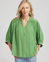 Chico's - Braided Batwing Blouse