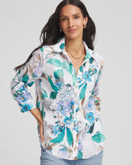 Chico's - No Iron™ Floral Linen Shirt