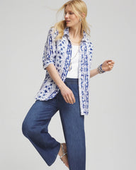 Chico's - No Iron™ Star Print Linen Shirt