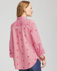 Chico's - No Iron™ Stars & Stripes Sateen Shirt