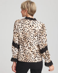 Chico's - Animal Print Long-Sleeved Top