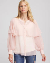 Chico's - Georgette Cape Blouse